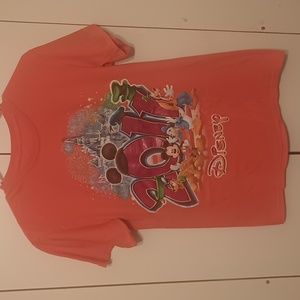 Disney 2011 Orange Short Sleeve Tee